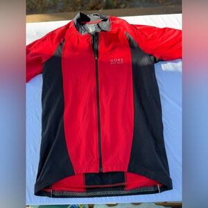 Gore Bike Wear Men's Red and Black Jacket